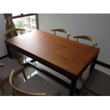 loft美式鄉(xiāng)村鋼木會(huì)議桌