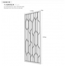 簡(jiǎn)約金屬質(zhì)屏風(fēng)