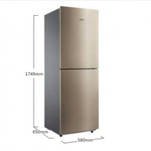 美的(Midea) BCD-236WM(E) 236升 風(fēng)冷無霜 HIPS環(huán)保內(nèi)膽 節(jié)能靜音雙門冰箱