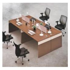 昊豐 HF-010四人位組合辦公臺 柚木色 2800*1400*750