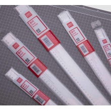 得力（deli 辦公繪圖直尺尺子 50cm直尺 50cm塑料直尺(6250)