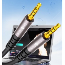 4節音頻線  1m，2公1母(3.5mm)